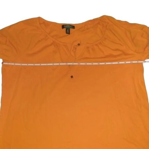 Lauren Ralph Lauren Orange Blouse - Picture 2 of 4